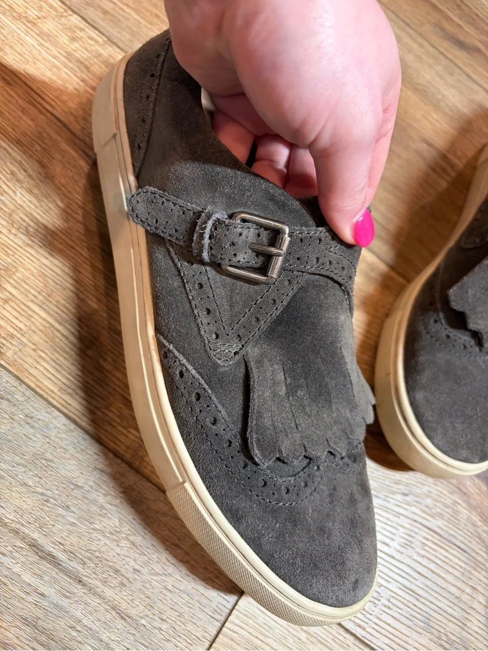 Frye Gemma Kiltie chic slip-on sneaker